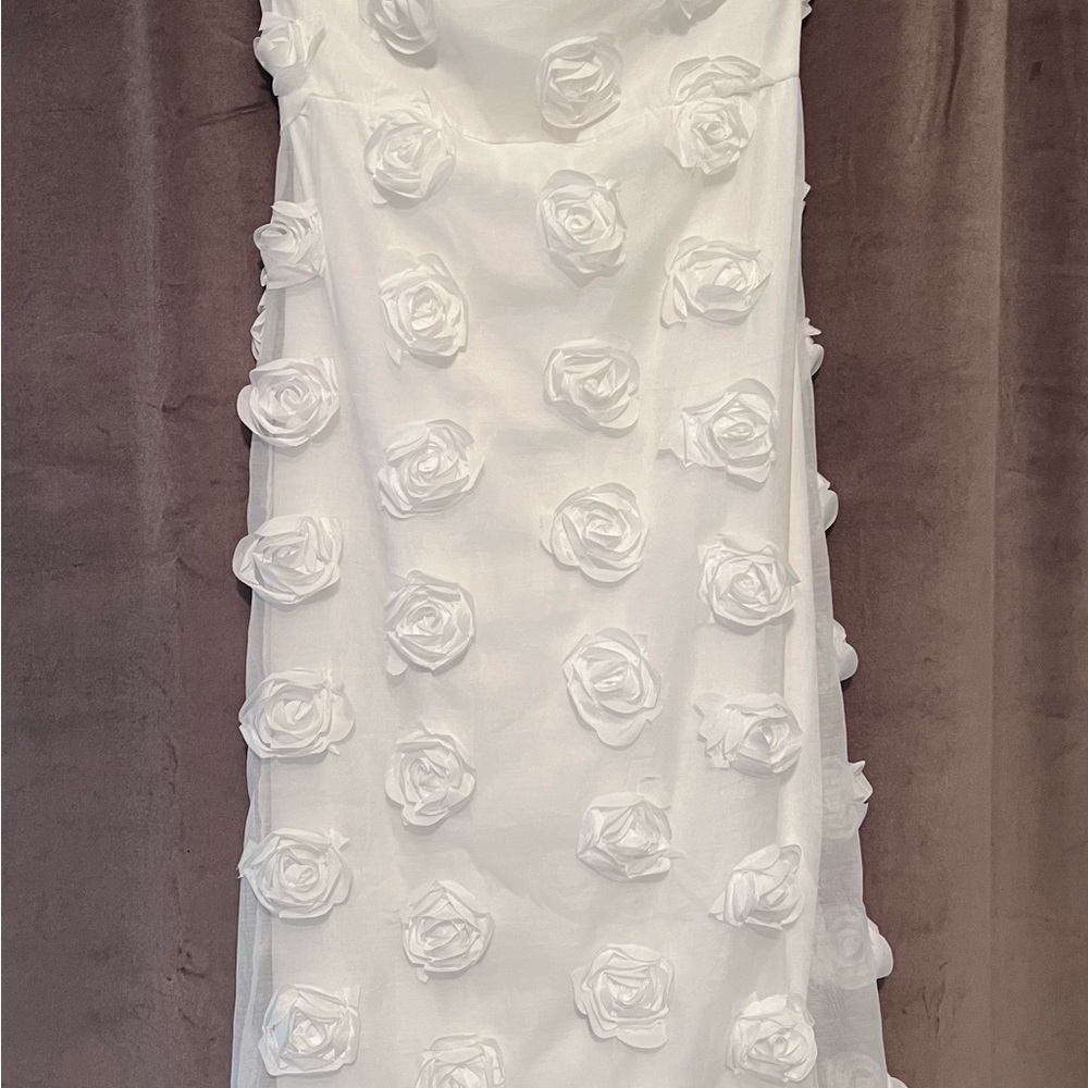 Lulu's Cream Sleeveless Sheath Dress
